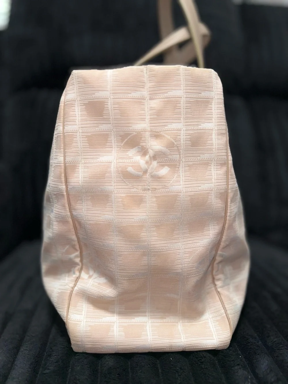 Chanel Beige Travel Tote Bag with COA - Picture 4 of 16